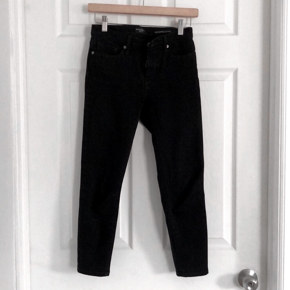 Banana Republic black denim jeans